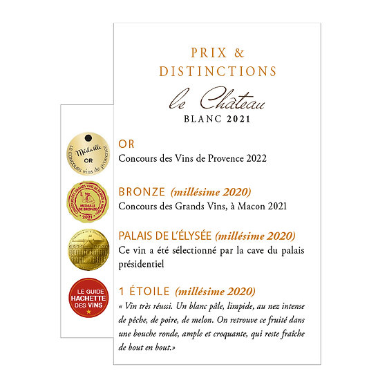 « Le Château » Blanc <b>2024</b> AOC Coteaux d’Aix-en-Provence – Image 4