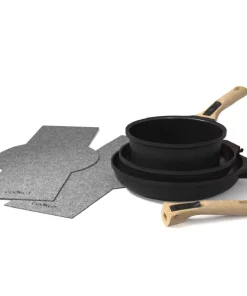 kit de casserole cookut noir 7 pieces